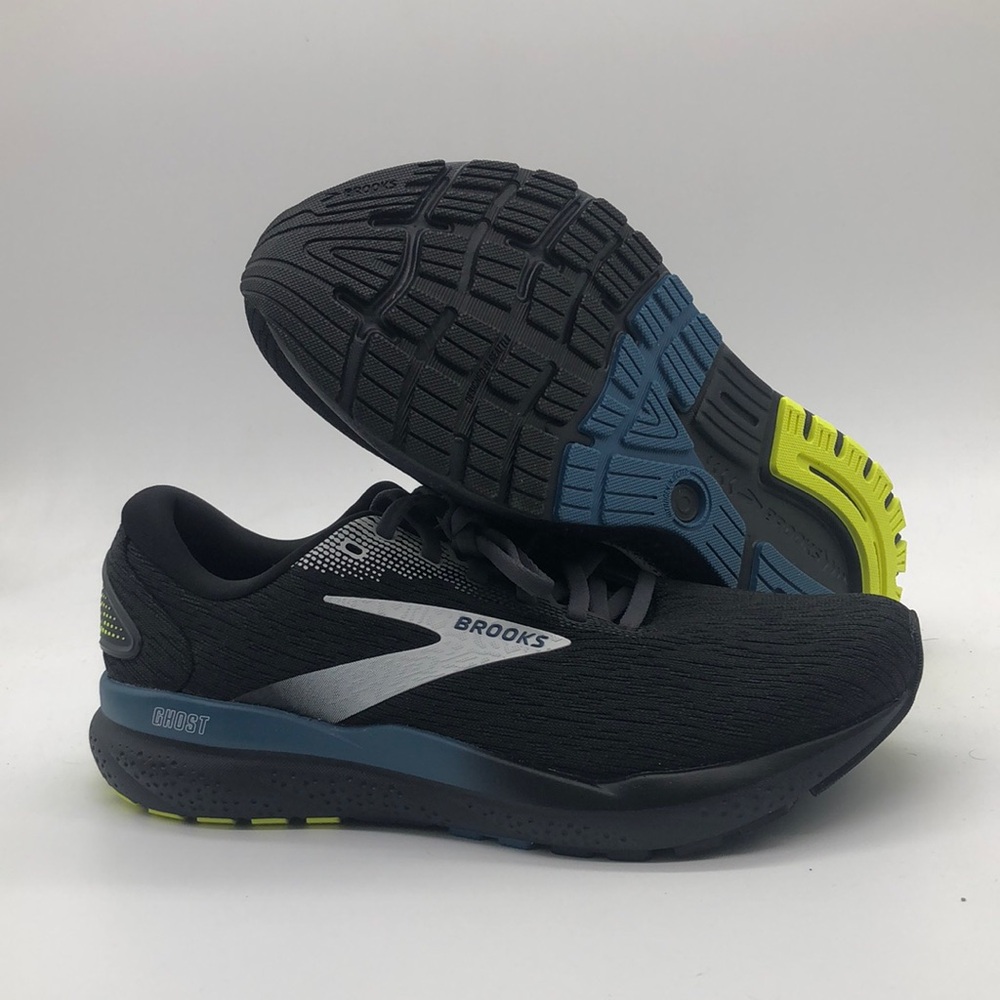 Mens Brooks Ghost 16 Black/Blue/Green 110418 1D 046 NWB No Lid